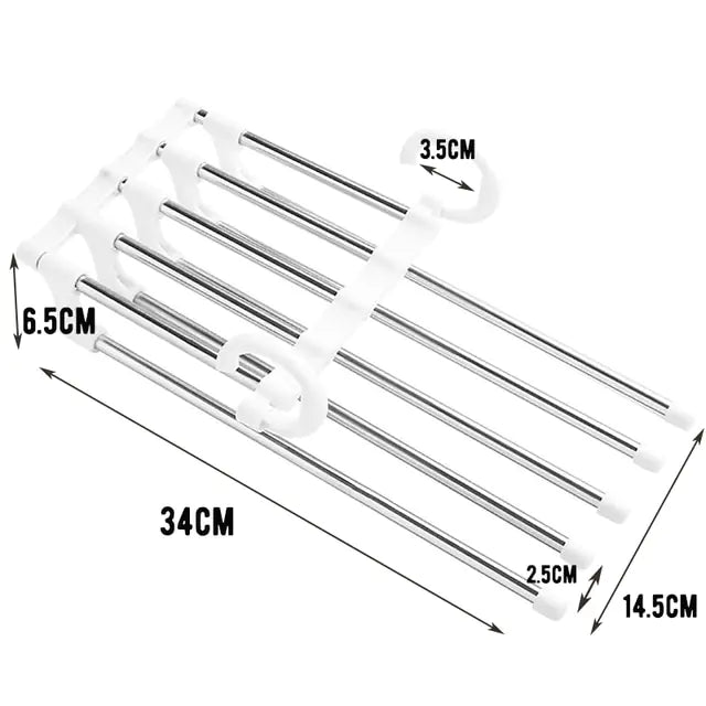 Percha Multifuncional Plegable para Pantalones