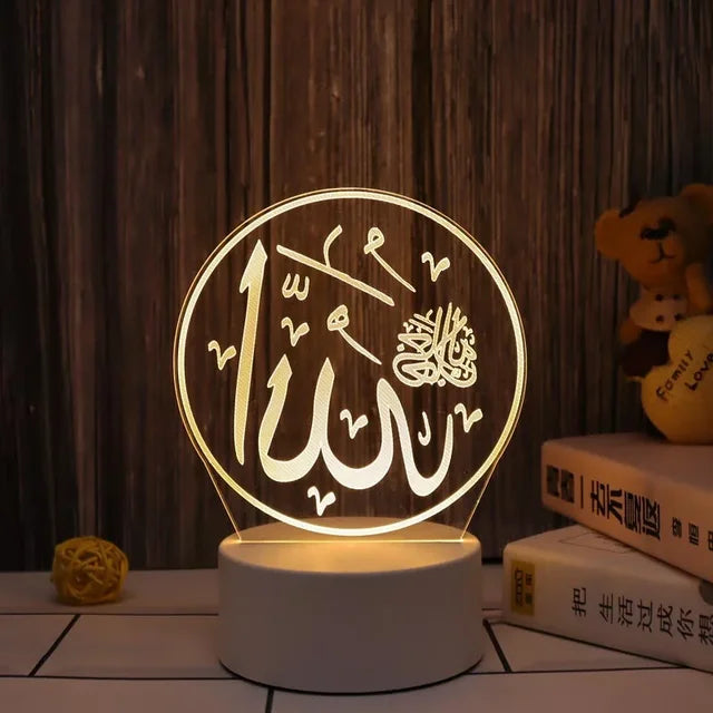 Lámpara Decorativa para el Festival Musulmán Eid Mubarak