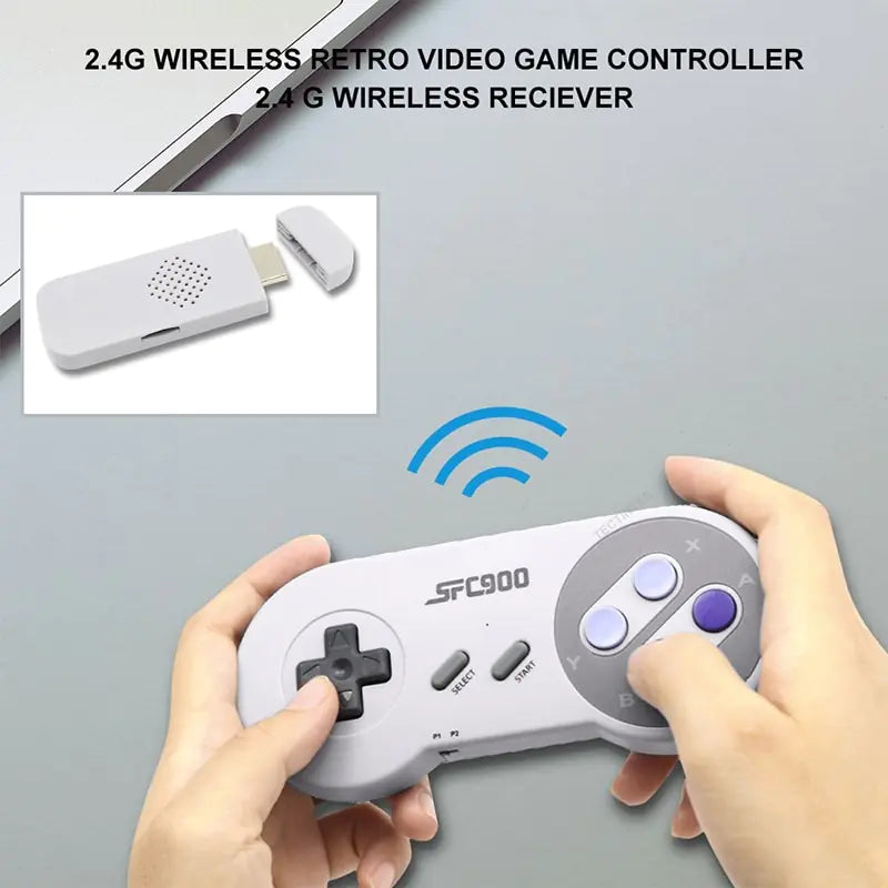 Consola de Videojuegos HDMI-Compatible de 1500 Juegos para SNES/NES