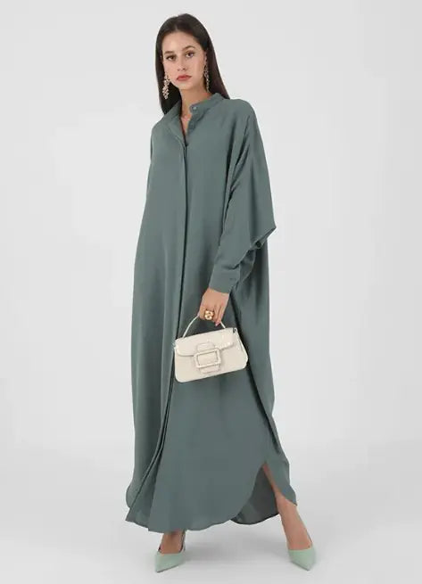 Vestido Abaya de manga larga para musulmanes