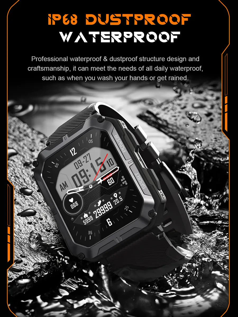 Reloj Inteligente Hombre Deporte Impermeable