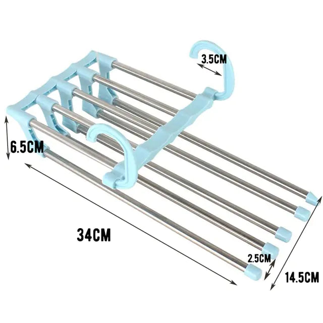 Percha Multifuncional Plegable para Pantalones