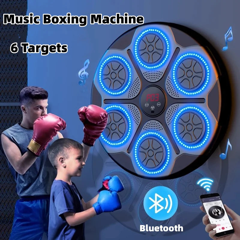 Máquina de Boxeo Musical con Luz RGB para el Hogar