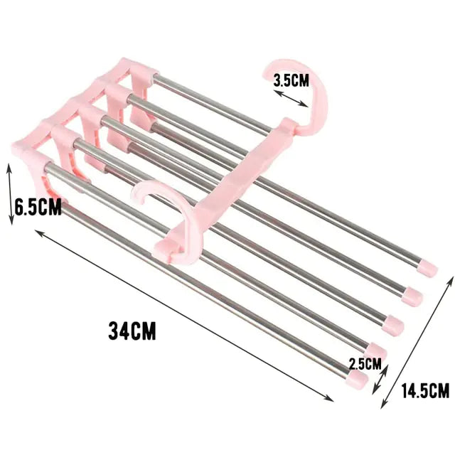 Percha Multifuncional Plegable para Pantalones