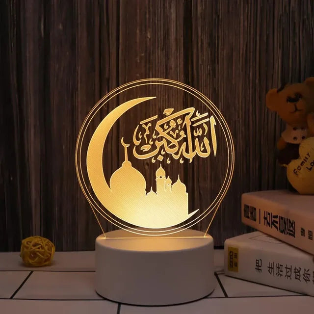 Lámpara Decorativa para el Festival Musulmán Eid Mubarak