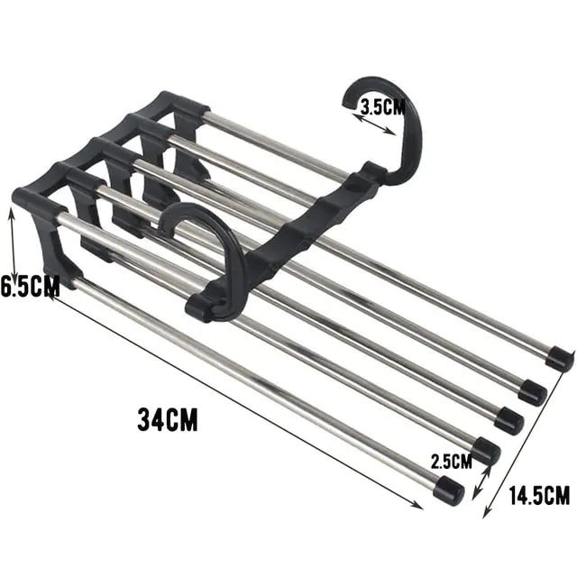 Percha Multifuncional Plegable para Pantalones