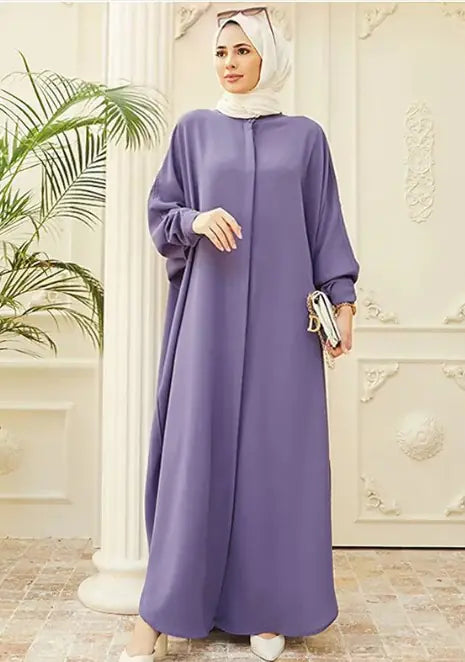 Vestido Abaya de manga larga para musulmanes