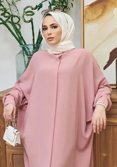 Vestido Abaya de manga larga para musulmanes