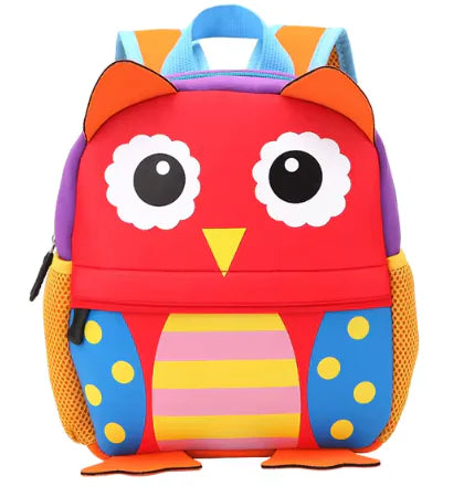 Mochilas de Animales de Dibujos Animados en 3D para Niños – Bolsas Escolares para Edades de 2-5