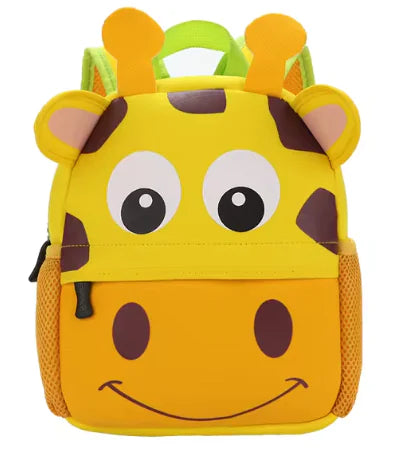 Mochilas de Animales de Dibujos Animados en 3D para Niños – Bolsas Escolares para Edades de 2-5